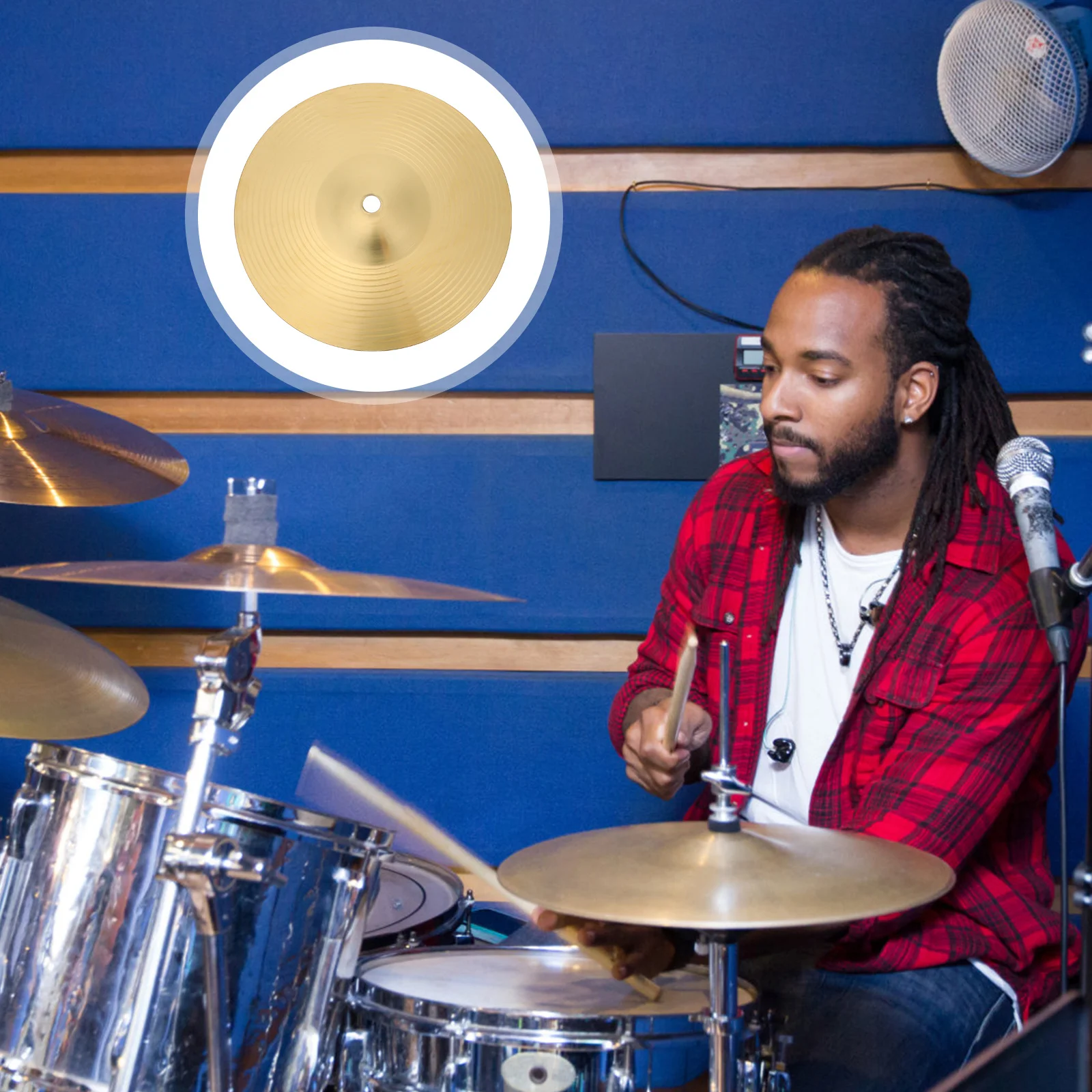 

Inch Brass Cymbals For Set Replacement Jazz Cymbal Jazz Percussion Parts Metal Drum Accessories Drum Kit Fittings