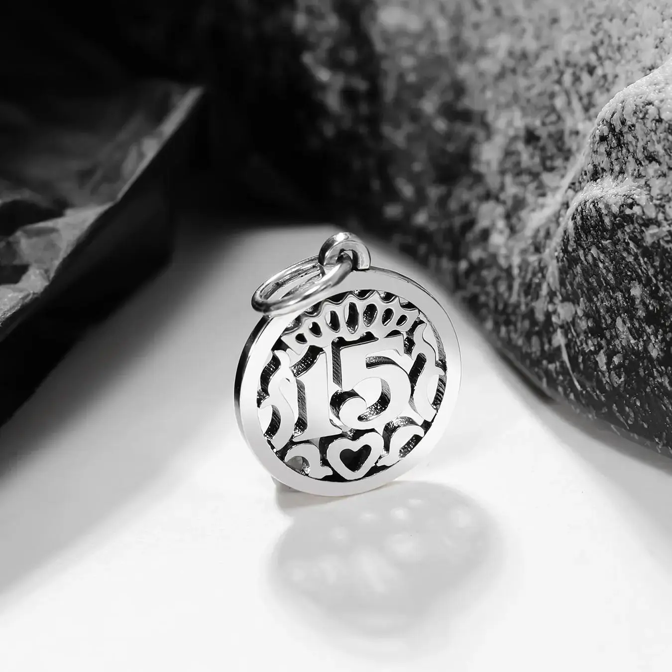 

DJ043 authentic 925 sterling silver exquisite fashion DIY silver jewelry Bar Mitzvah pendant