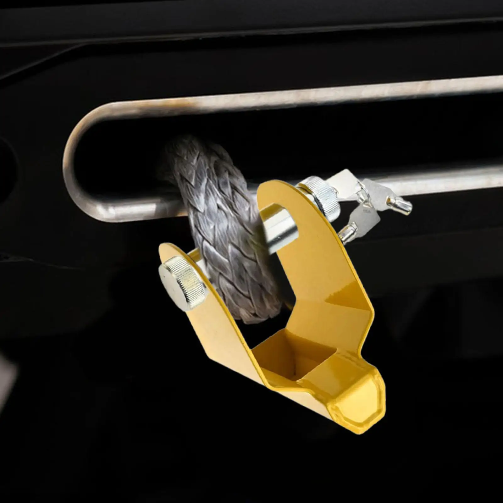 

Universal Trailer Hitch Lock Anti Theft Metal Construction for RV Tow Boat Car Rear Coupler Security