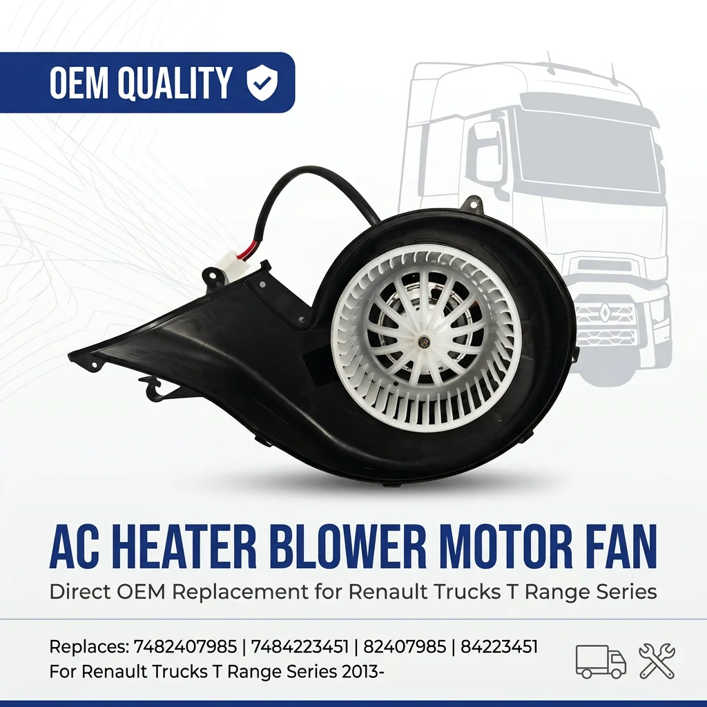 7482407985 For Renault Trucks T Range Series 2013- AC Heating Fan Blower Motor RHD 7484223451 84223451 For Volvo FH 4 2012-