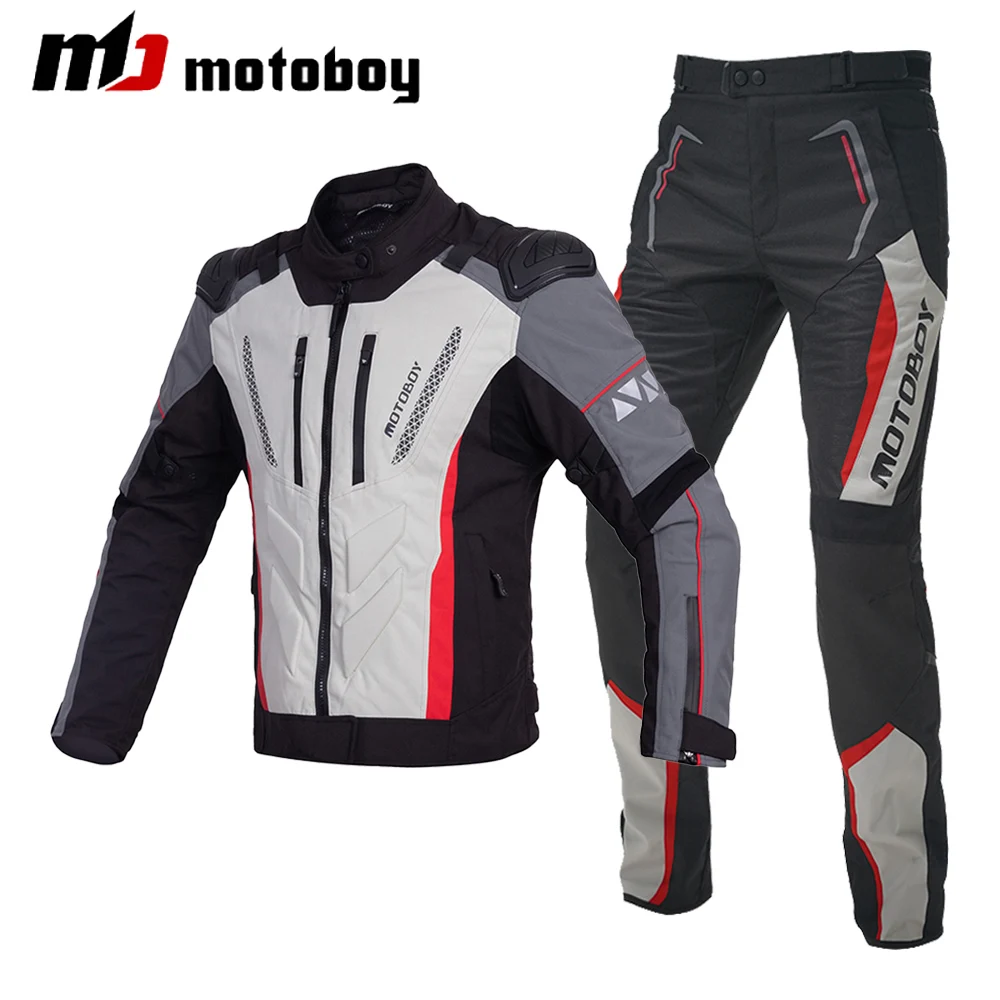 Motorcycle Jacket Pant Men  Motocross Off-Road Jacket Motor Racing Jacket Breathable Mesh Reflective Jacket Protective Gear