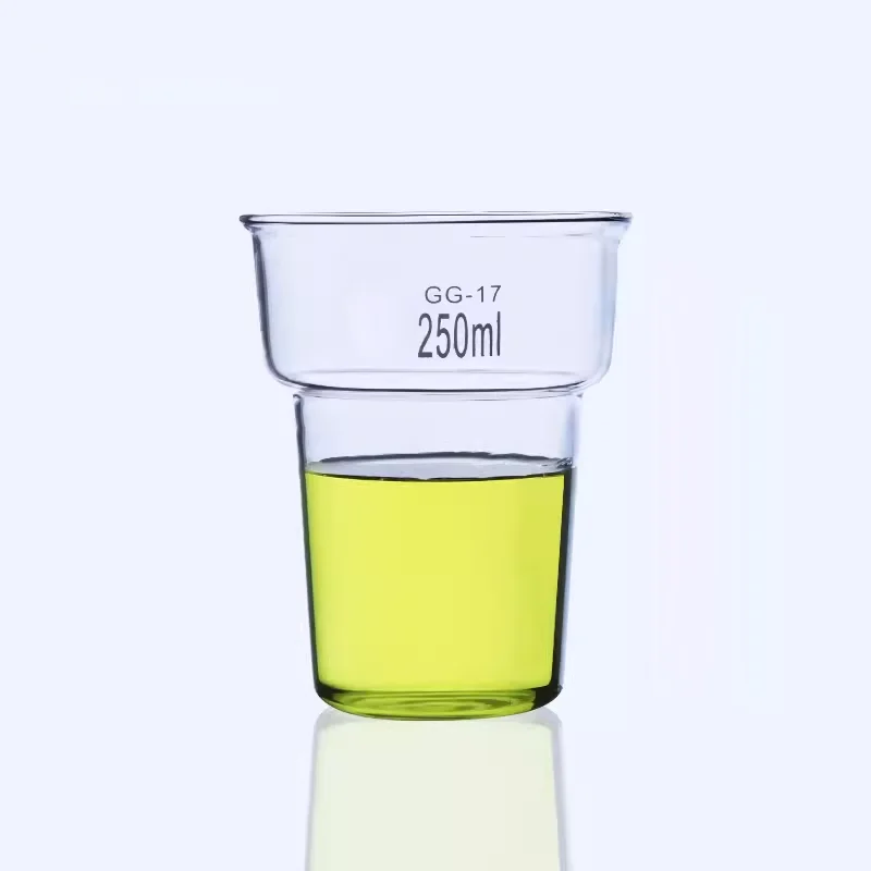 250 400ml staining beaker thick wall glass beaker laboratory glassware