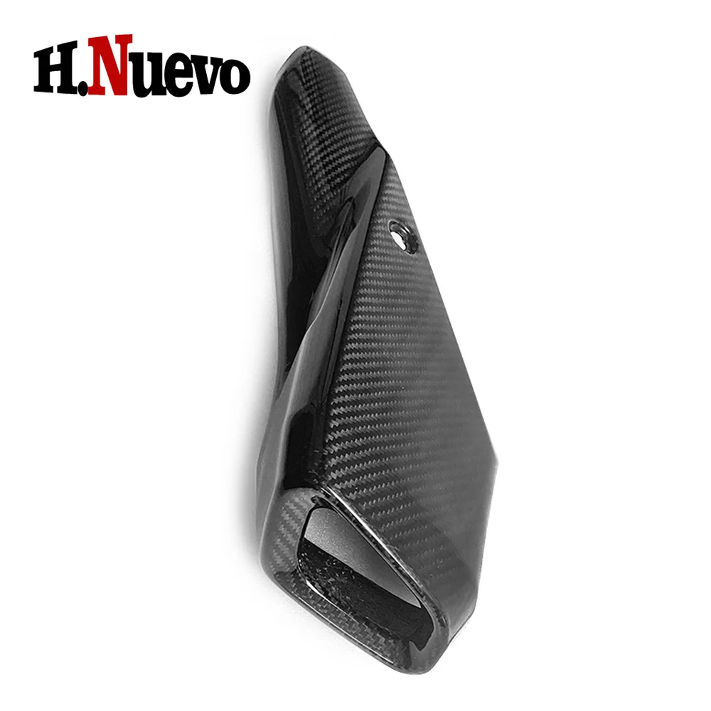 Real Carbon Fiber For Honda CB650R CBR650R 2019 2020 2021 Motorcycle Exhaust Pipe Cover Heat Shield Protector Guard Accessories