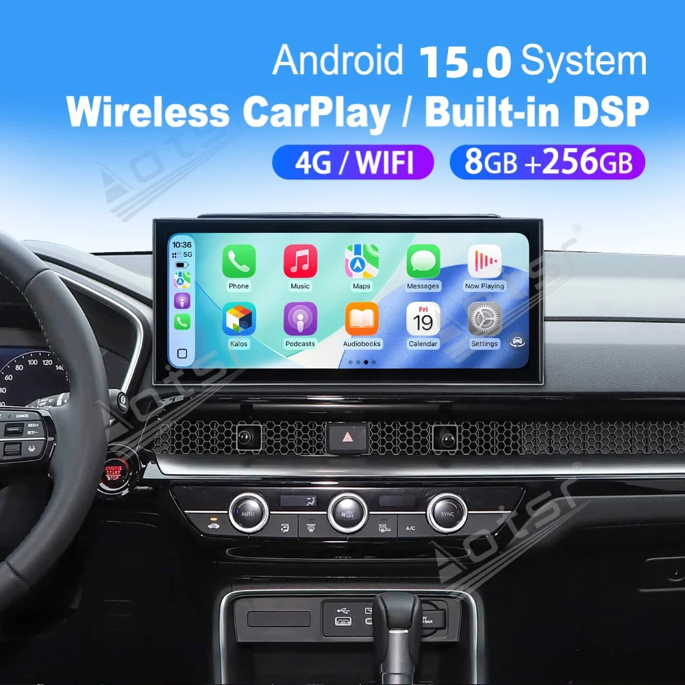 

15.8” Android 15 Qualcomm Carplay Car Radio For Honda CR-V 2023 2024 2025 Car Autoradio Multimedia Player GPS Navigat Head Unit