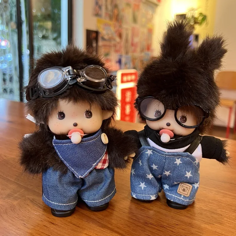 

Брелок Kawaii Monchhichi, брелоки Hello Kitty для сумок, подвеска-кукла Monchhichi, аниме-аксессуары, подарки, брелок-мончичи