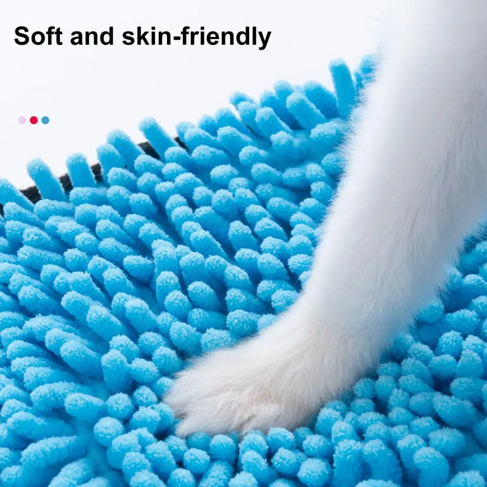 Pet Towel Pet Bath Towel Super Absorbent Pet Shower Towel Quick-drying Wear-resistant Reusable Dog Cat Bath Towel