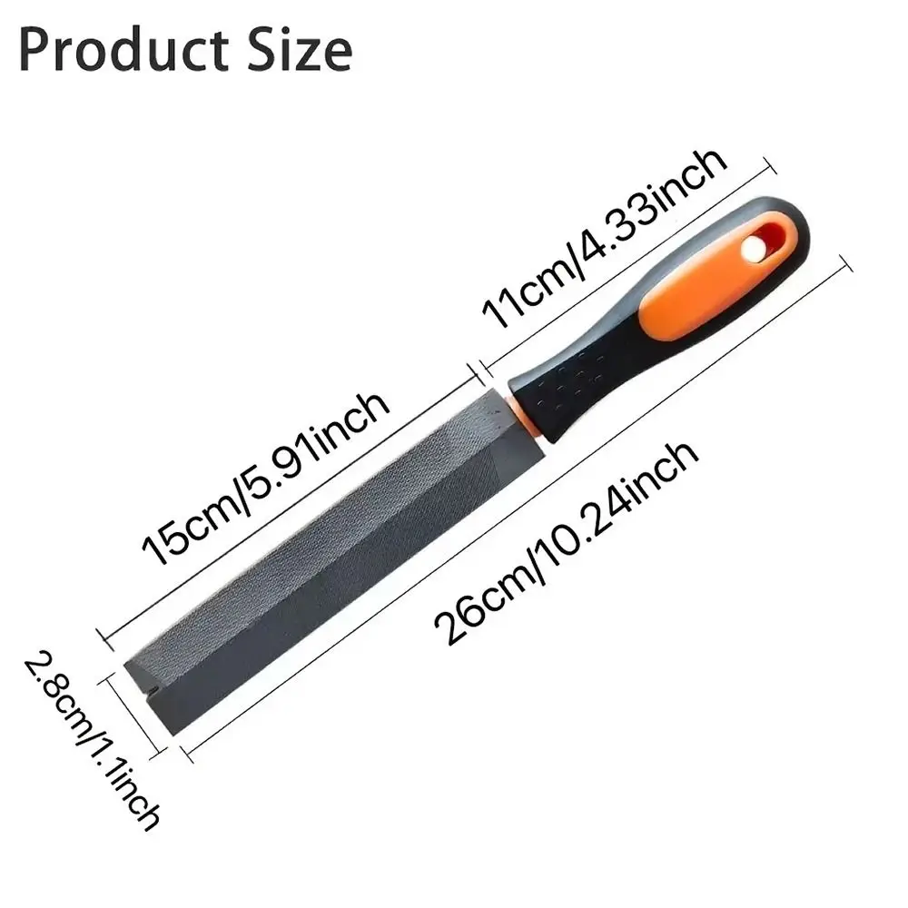 1 قطعة منشار التقليم المعيني ملف مثلث المعادن الخشب عرموش مع مقبض TPR T12 تحمل الصلب النجارة أداة اليد