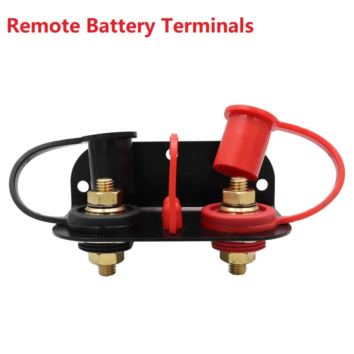 Remote Battery Jumper Post Terminal Remote Charging Tool Relocation Kit for UTV ATV Car Trucks