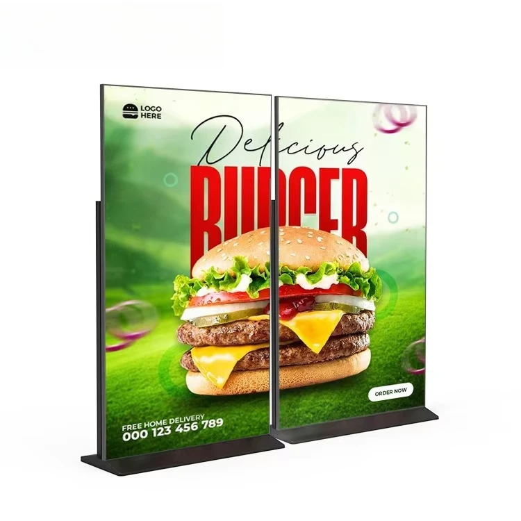 

75 85 98-inch display screen Large screen Indoor advertising LCD screen Digital signage menu board