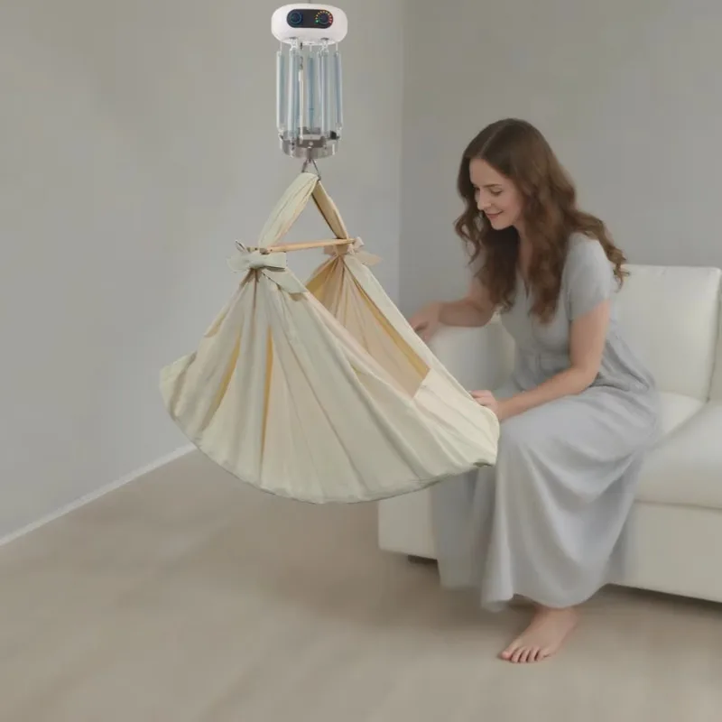 

Электрическая складная подвесная кровать-гамак современного дизайна, пружинная кровать-качалка для использования на открытом воздухе или в спортзале.