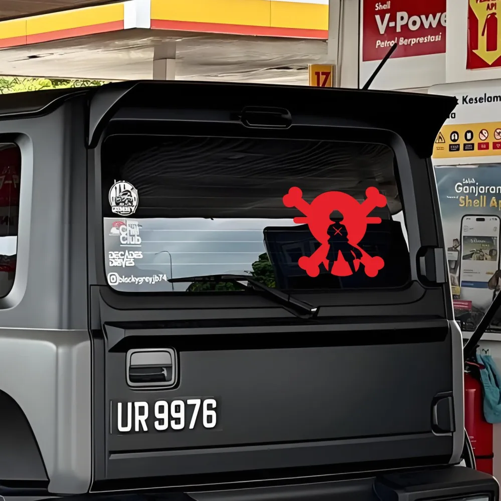LUFFY MONKEY decal anime style, creative & for a Unique look! high quality sticker for cars trucks #31