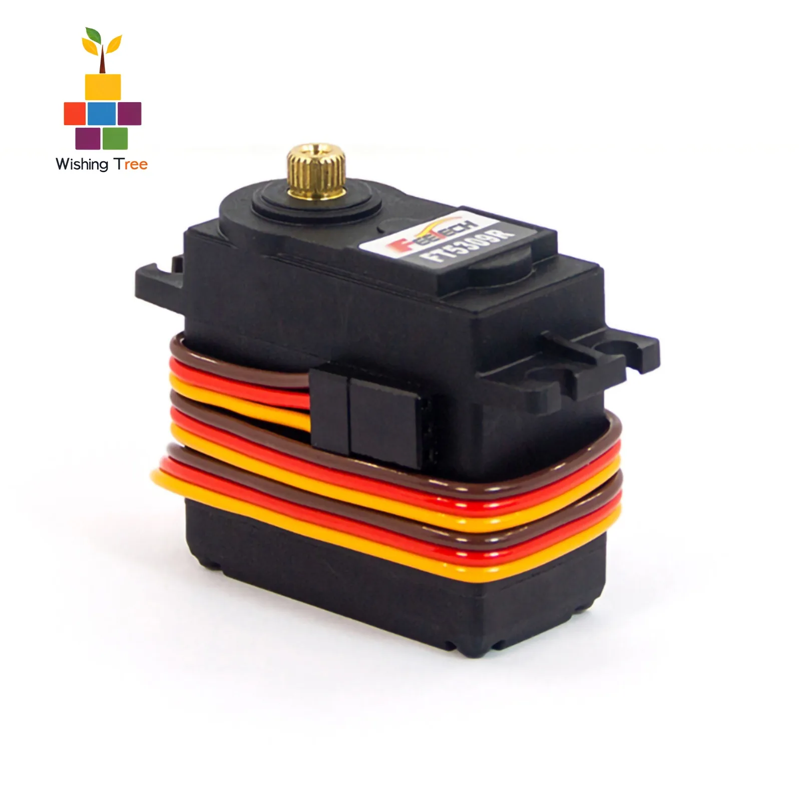 Feetech FT5309R Servo numérique 9 kg couple 6 V haute vitesse 360 °   Rotation continue pour voiture RC/bateau robotique/camion sur chenilles