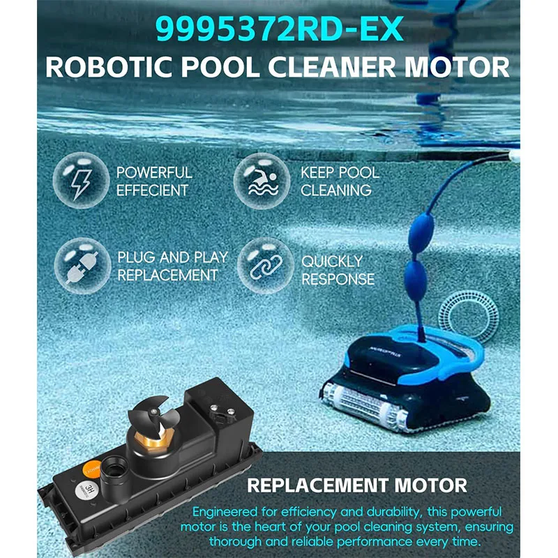 9995372 Sostituzione dell\'unità motore per pulitore robotico per piscine RD-EX per pulitori robotici per piscine Maytronics Dolphin per Advantage