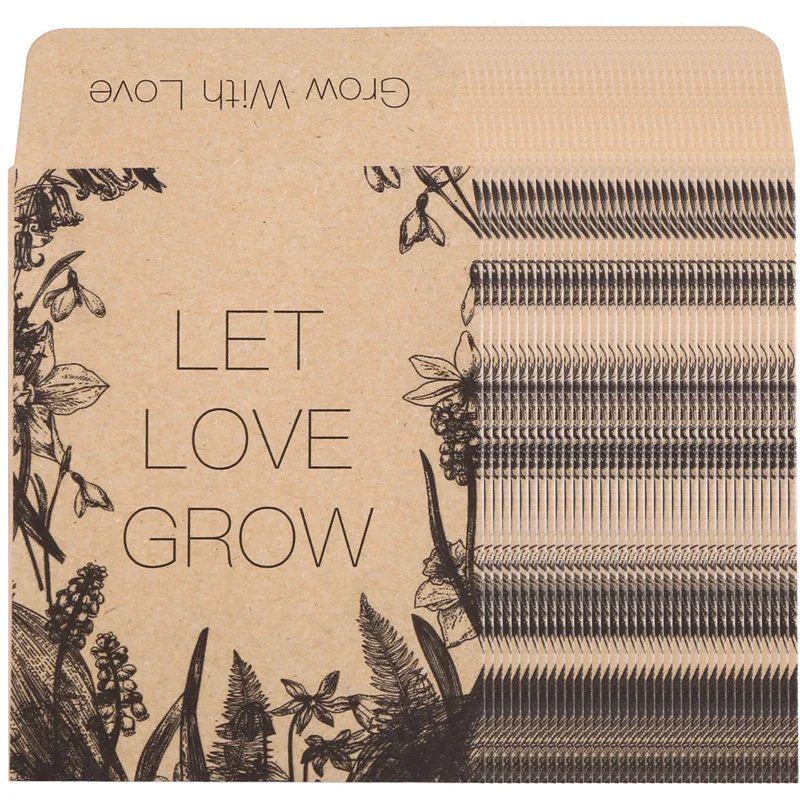 ABRE-200 Pcs Seed Envelopes, Seed Packets Envelopes, Self Adhesive Sealing Seed Saving Envelopes For Seed Storage For Plants