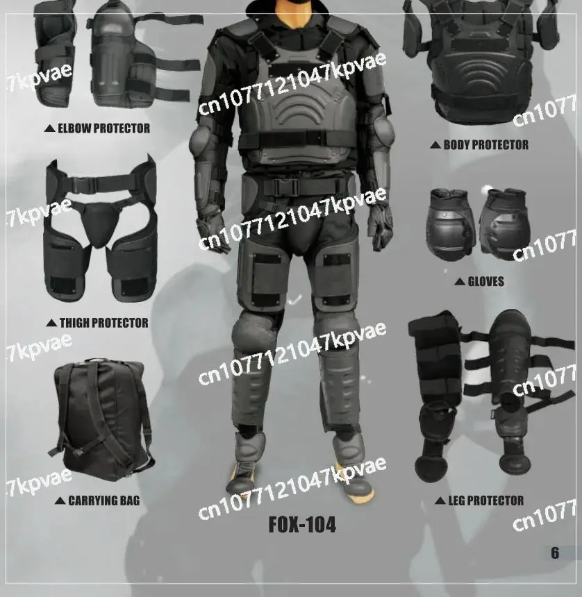 

Police Military Equipment Full Body Protection Anti-Riot Suit