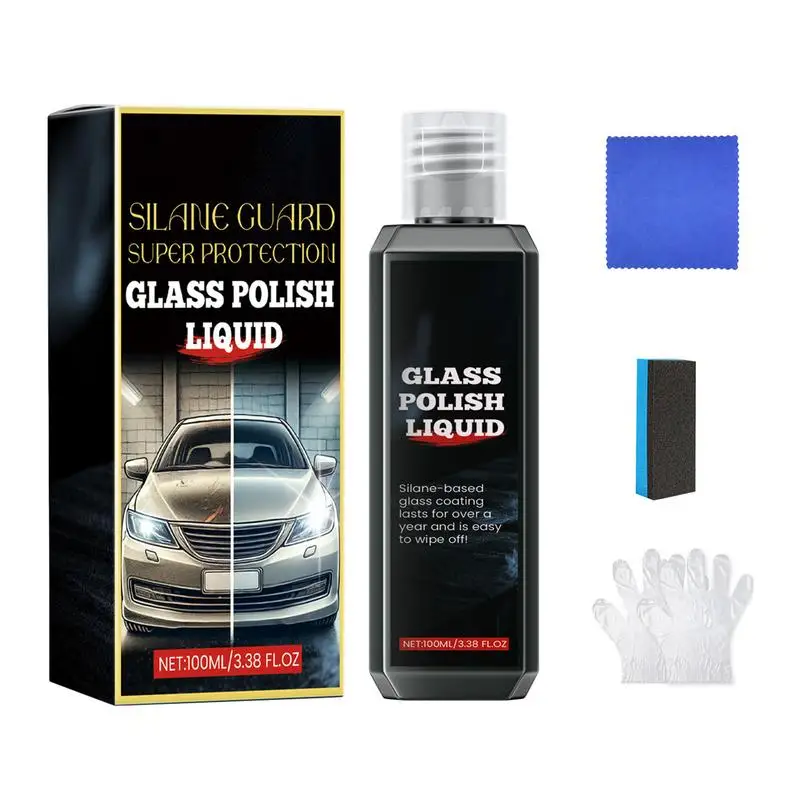 

Spray Coating Agent Ceramic Glass Stripper Water Stains Remover 100ml Super Protection Window Cleaner Quickly And Easily Restore