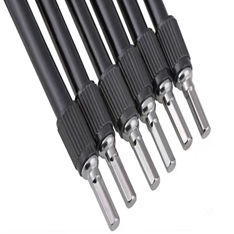 5 Pcs Multifunctional Universal Shaft ยืดหยุ่นเจาะท่อพลาสติกมือไฟฟ้าชุดหัวเชื่อมต่อ Rod เครื่องมือ