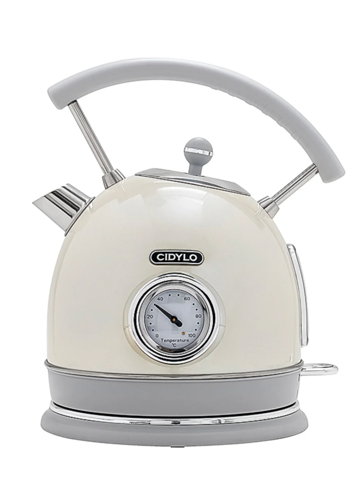 Электрический чайник Cidylo в стиле ретро, 220 В, автоматическое отключение, нержавеющая сталь 304, чайник в европейском стиле