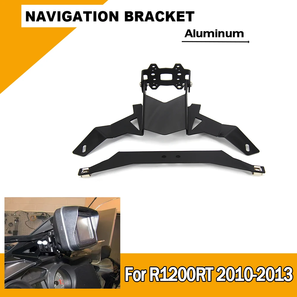 bmw-r-1200-rt-2010-2011-2012-2013-新しいオートバイアクセサリー携帯電話-gps-ホルダースタンドナビゲーションプレートブラケットキット