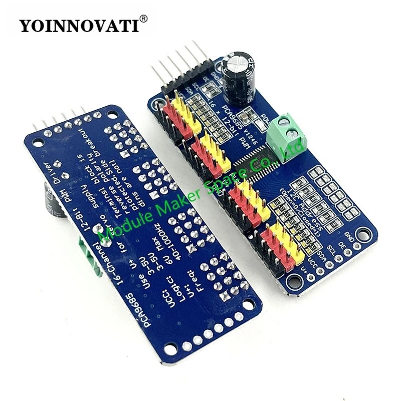 1pcs 16 Channel 12-bit PWM/Servo Driver I2C Interface Control Board for Raspberry Pi/Arduino - PCA9685 Motor Controller