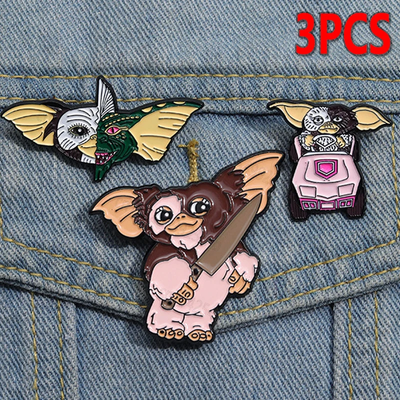 

Cute Dog Enamel Pins Cartoon Monster Brooches for Women Metal Lapel Badge Fashion Jewelry Clothes Accessories Birthday Gifts