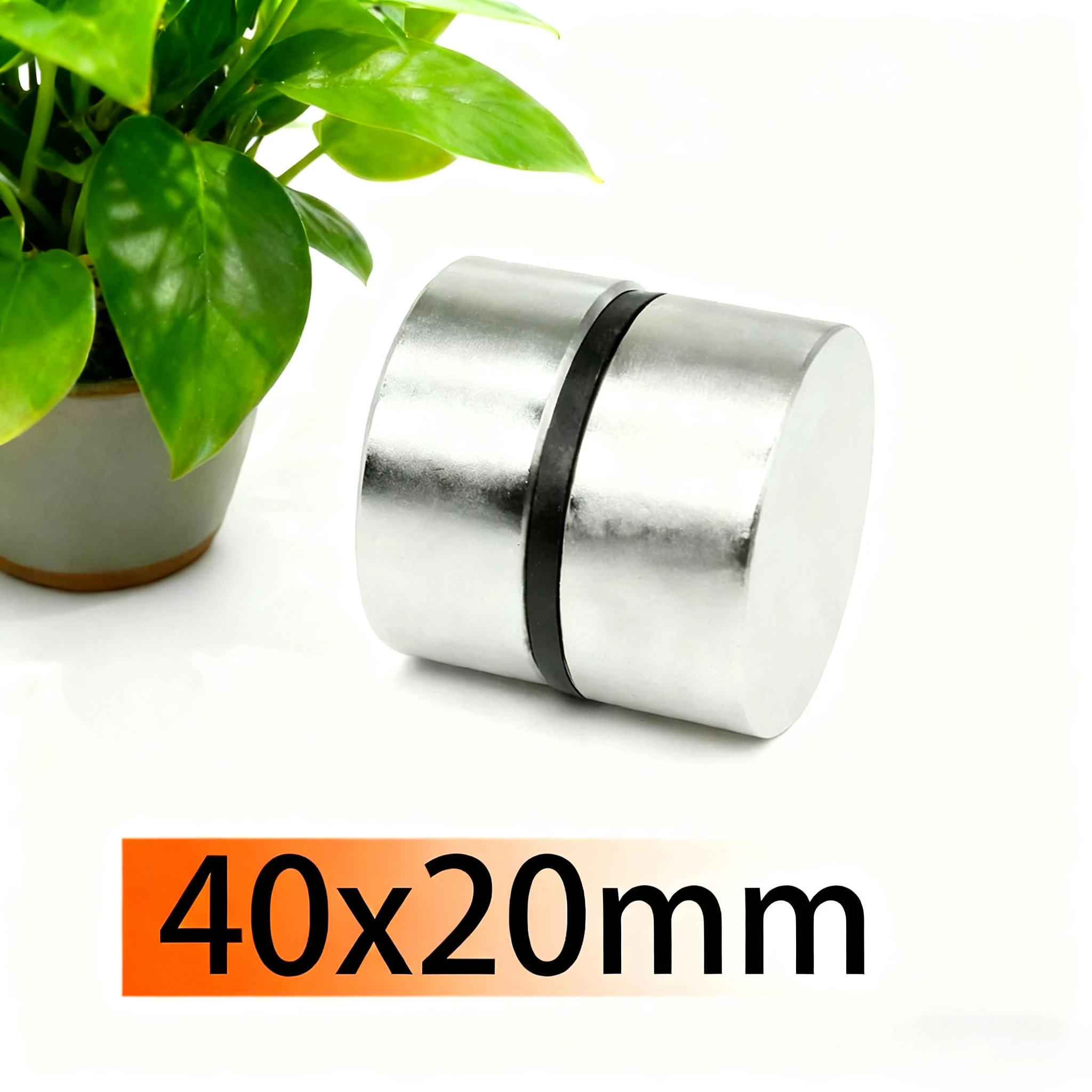 N35 40x20 Big Strong Plate Aiment Magnet Disc Neodymium Round Magnets  Search Fridge Craft Water Meter NdFeb Customised Fridge