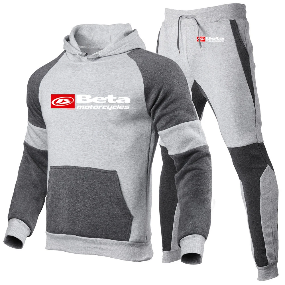 Beta Racing-Conjunto de Sudadera con capucha y pantalón para hombre, chándal deportivo para motocicleta, novedad de 2024