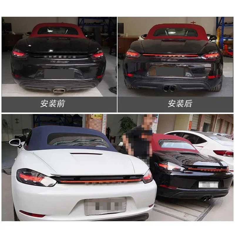 

TYPY Car Taillights For Porsche 718 Cayman boxster 2016-2023 new style full LED Dynamic Turn Signal Light Tail Lamp Assembly