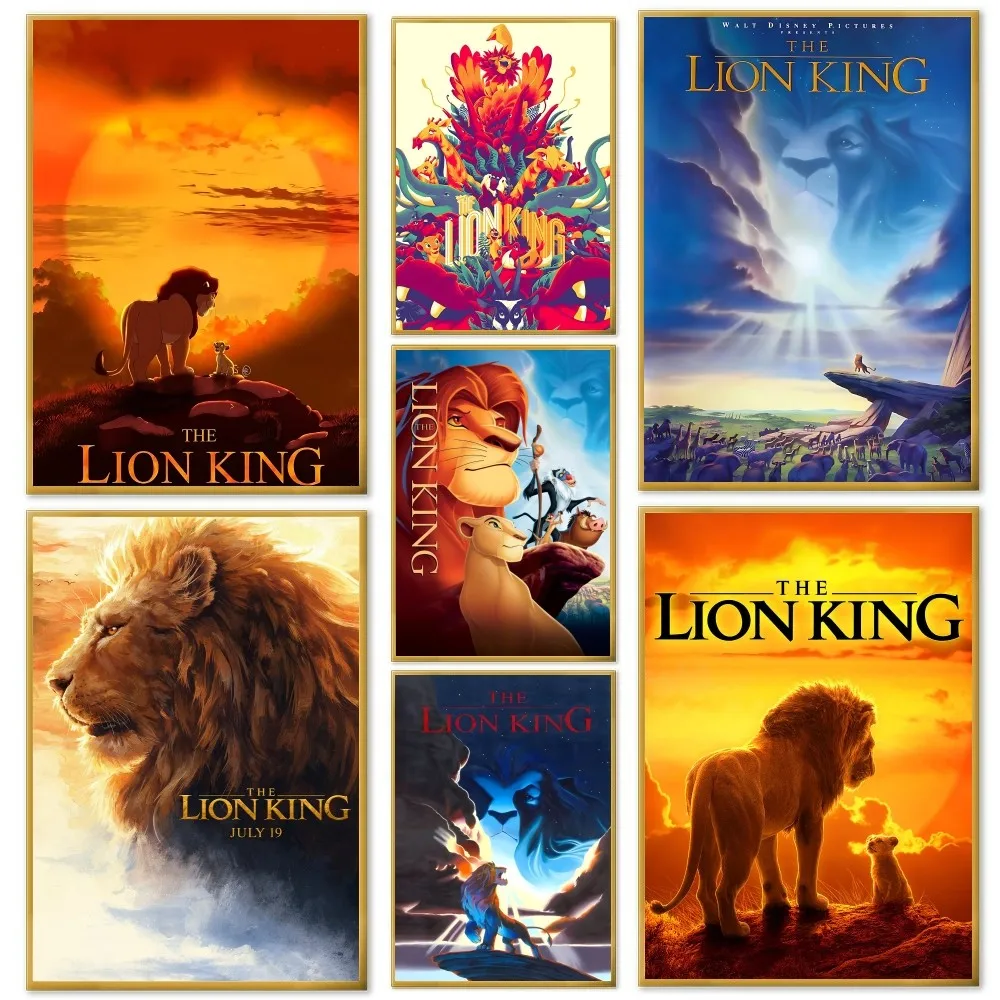 

L-Lion King постер для дома, гостиной, спальни, бара, кафе, художественный декор