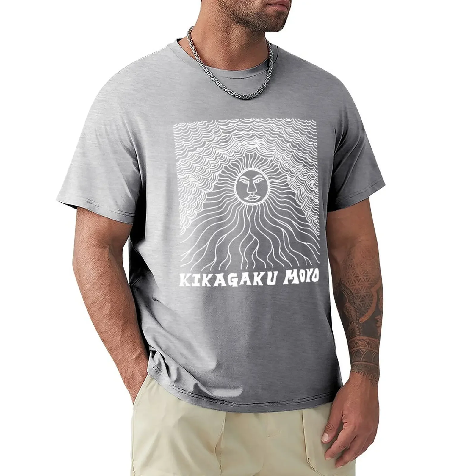 Kikagaku moyo T-Shirt vintage t shirts plus size clothes boys animal print plus sizes men graphic t shirts