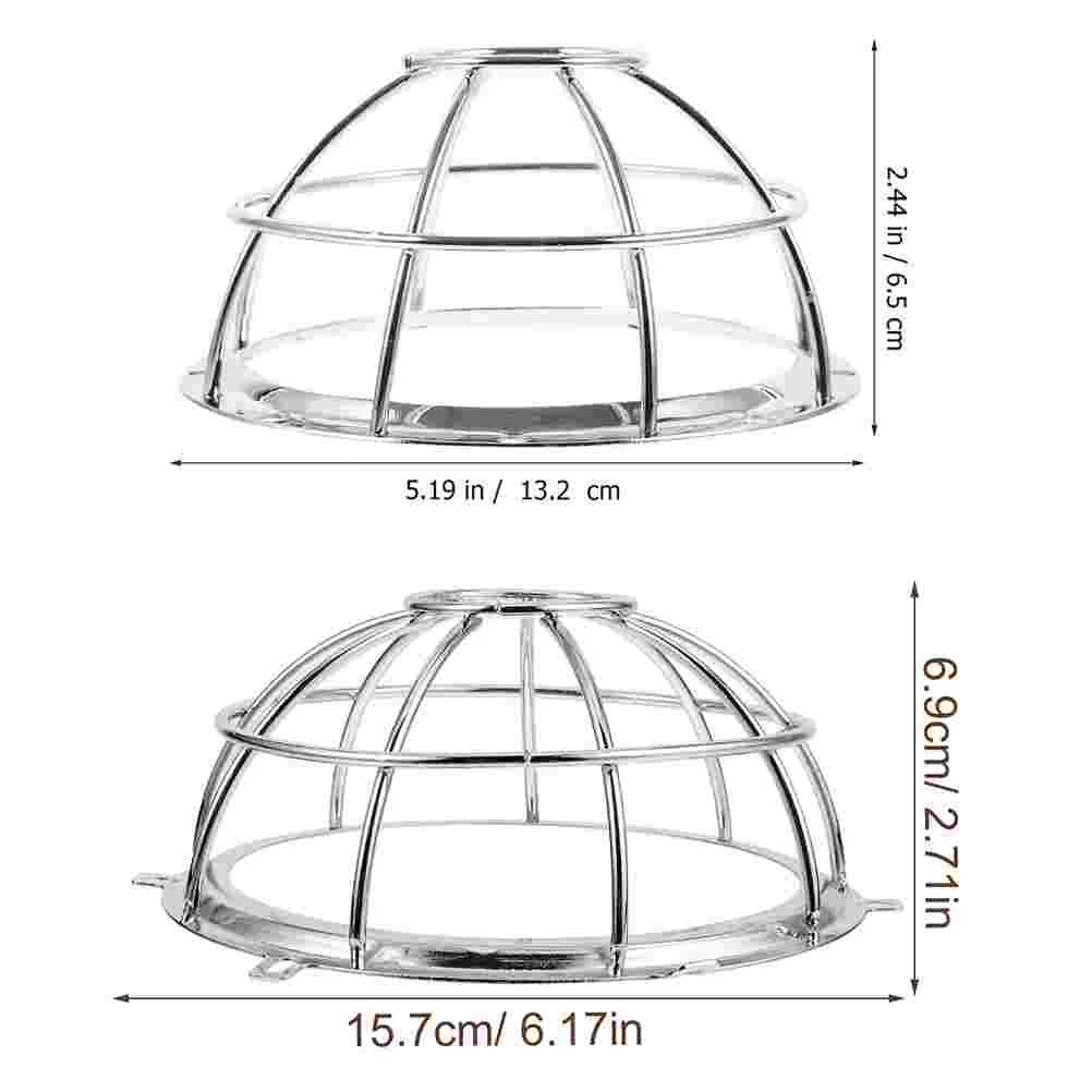 2 Pcs Sensor Grille Fire Sprinkler Head Guard Covers Smoke Transducer Guards Dust