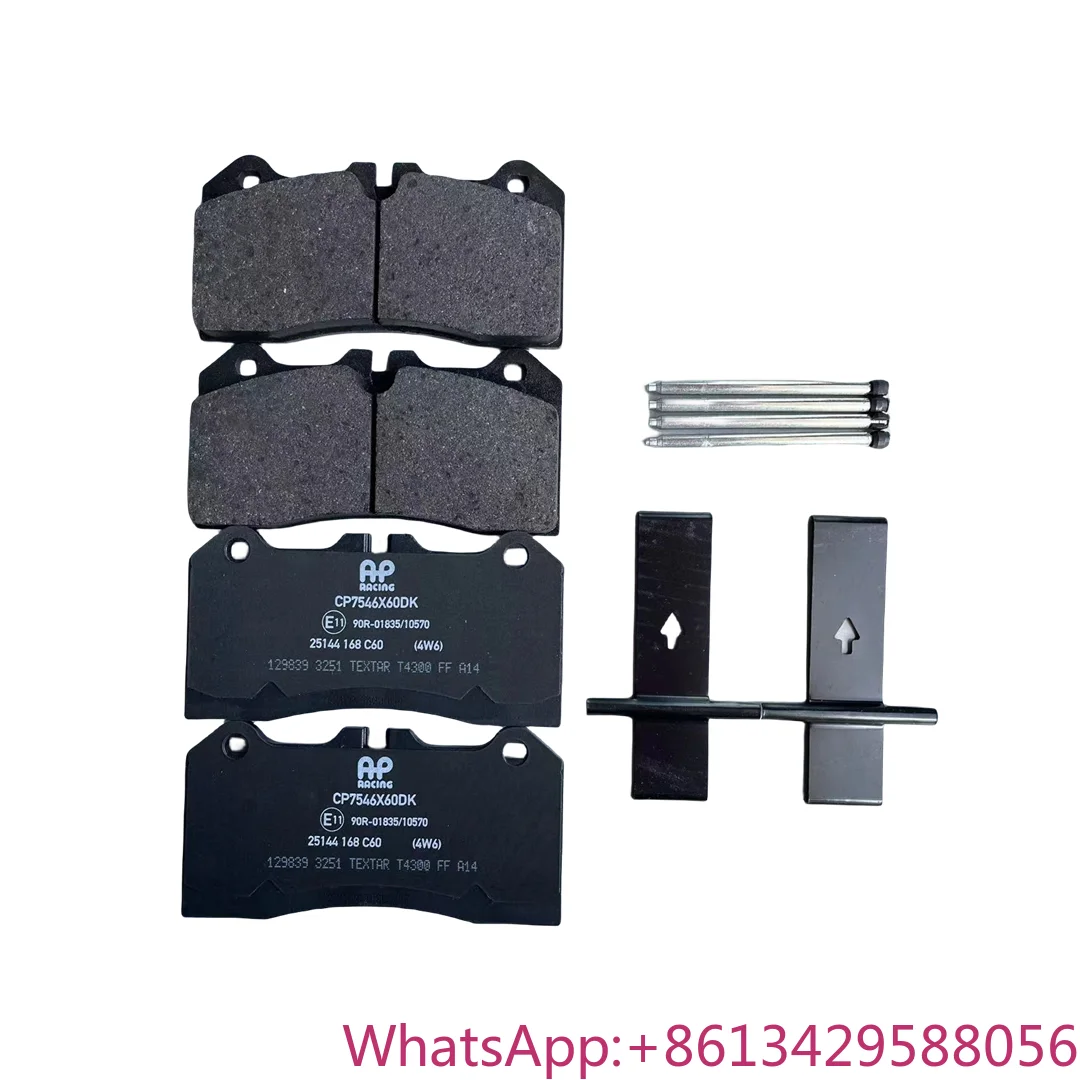 

Rear Carbon Ceramic Brake Pads,Clips,For AP RACING,For Brembo,Brake Pad Kit for Mclaren MP4-12C,625C,650S,675LT,11C0589CP