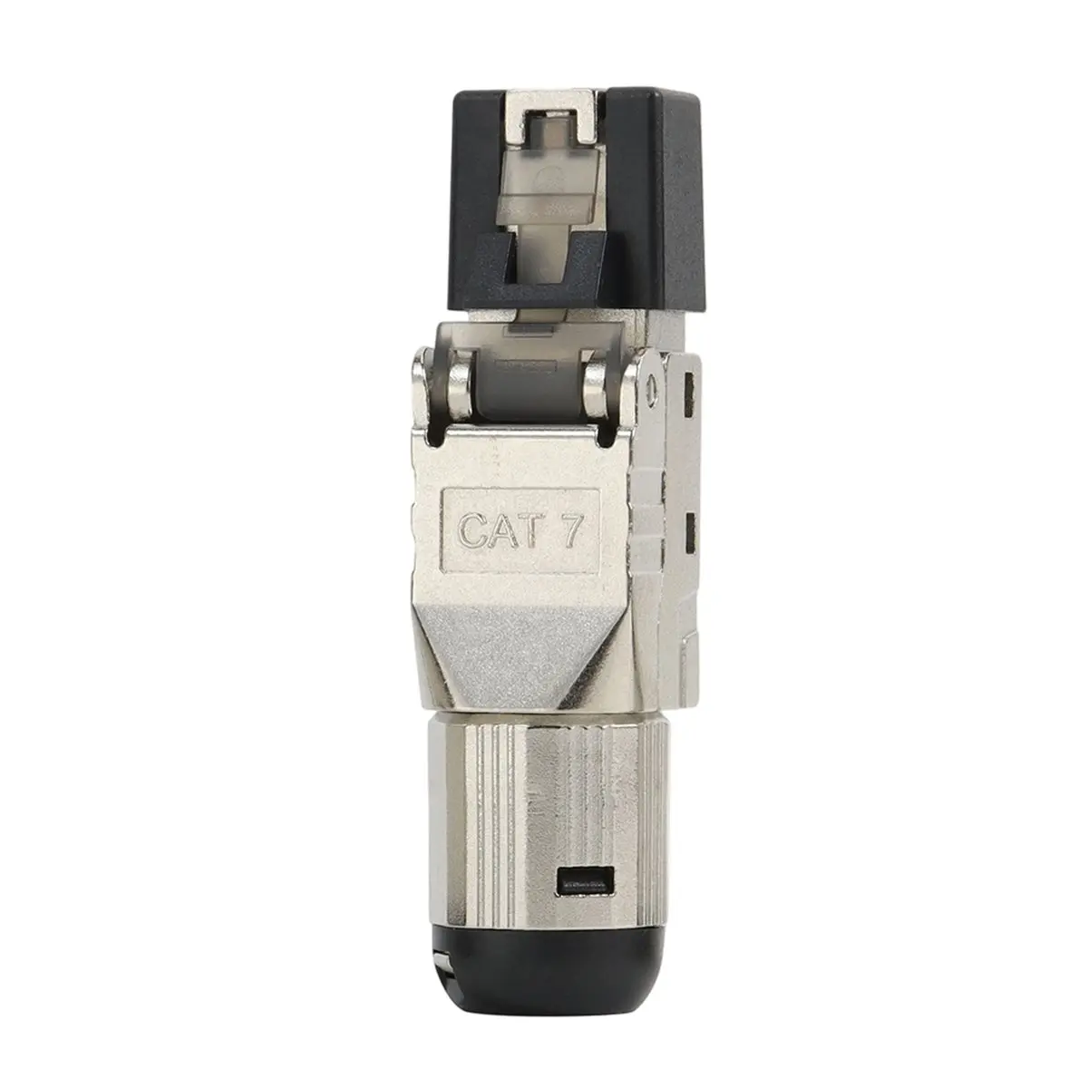 8PCS RJ45 Cat 7 Connector Shielded Toolless Modular Termination Plug 2000MHz 40G LAN Cable for 22AWG-24AWG
