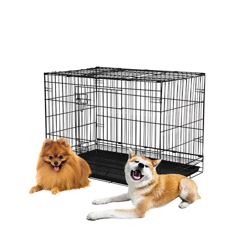 

China Manufacture Quality Pet Cages Kennel Collapsible Indestructible Dog Cage Dog Cages Metal Kennels