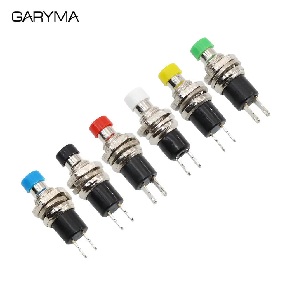 1/6Pcs Lockless ON-OFF Momentary Self-resetting Push Button Switch Press The Without Lock Reset Switch