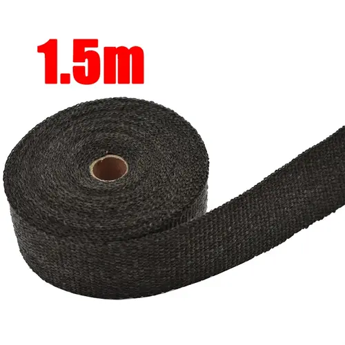 1.5M Roll Fiberglass Heat Shield Motorcycle Exhaust Thermal Tape Header Pipe Heat Wrap Tape Thermal Protection Moto Accessories - Image 8