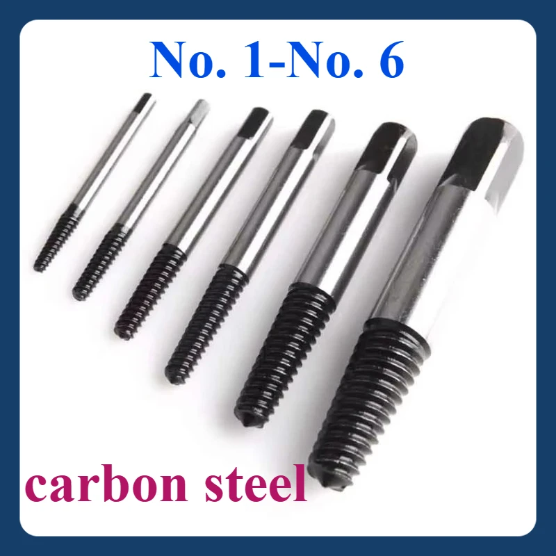 

Faucet thread extractor, triangular valve, carbon steel water pipe broken end screw reverse thread tool, 4-25 mm