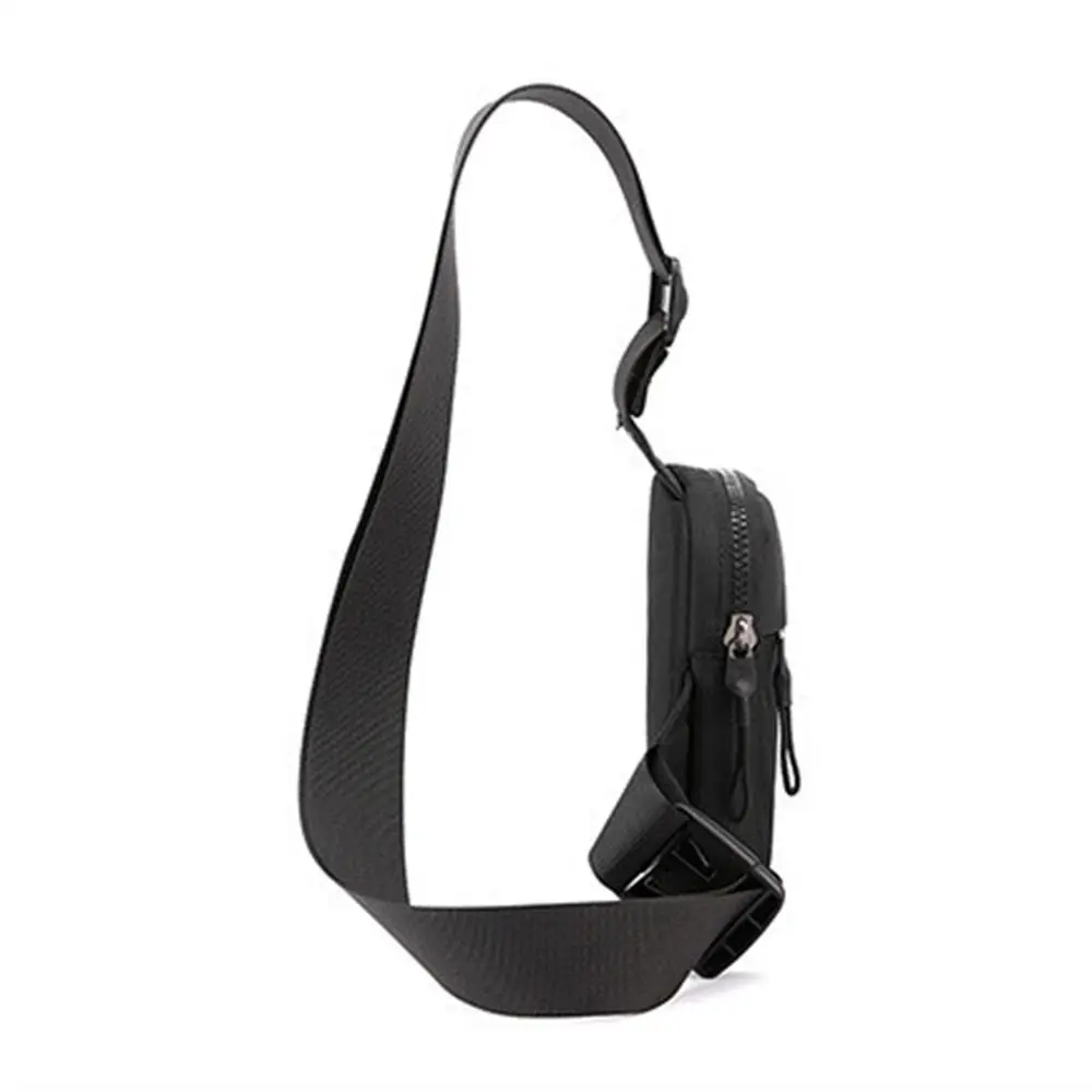 Large Capacity Men Chest Packs Crossbody Bag Oblique Men Shoulder Bags Single Shoulder Nylon Mobile Phone Bag for Outdoor Sport