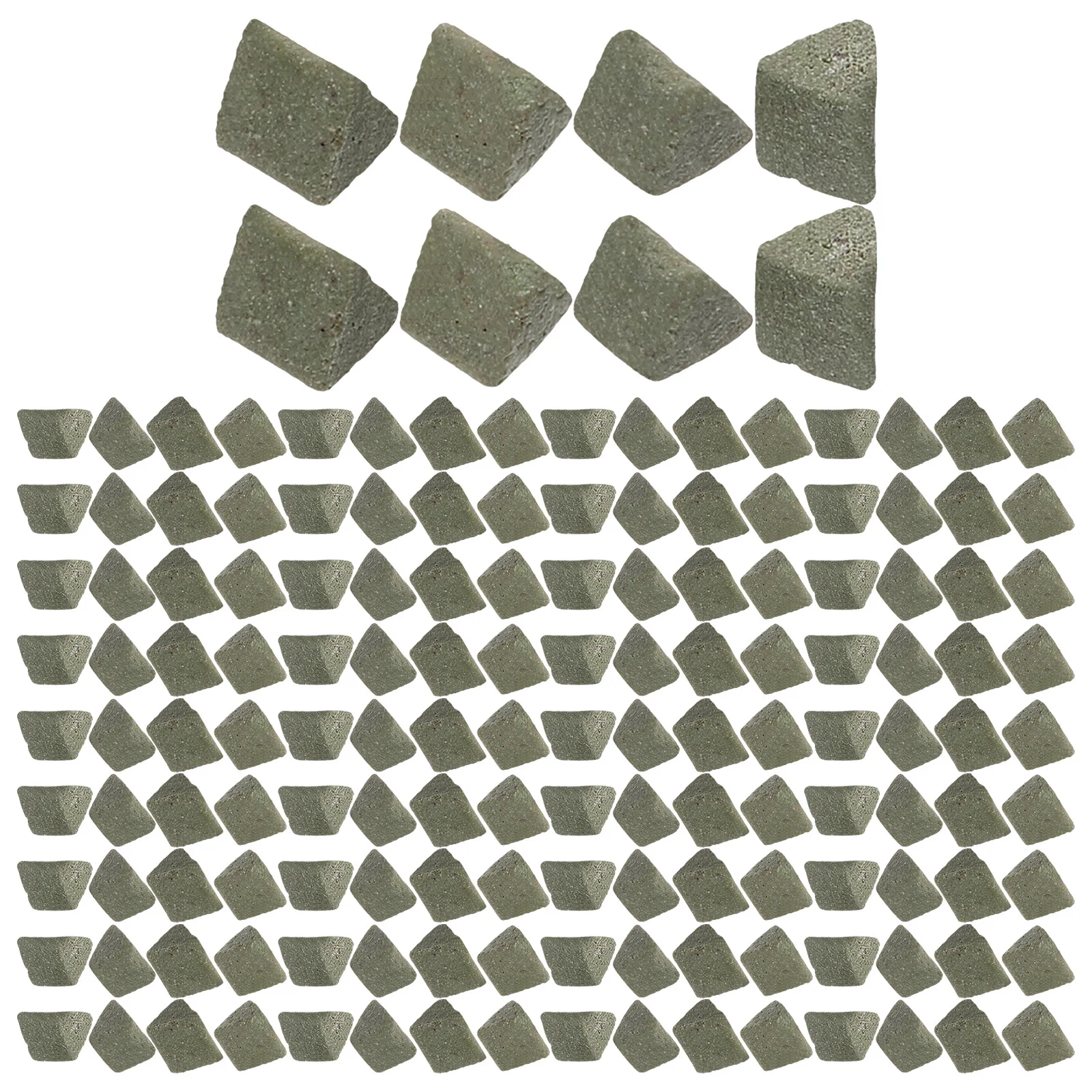 

1 пакетик, керамическая акробатическая среда, треугольная абразивная полировальная зернистость для ювелирных изделий, шлифовальный инструмент для быстрого полировки, ремесленный треугольник