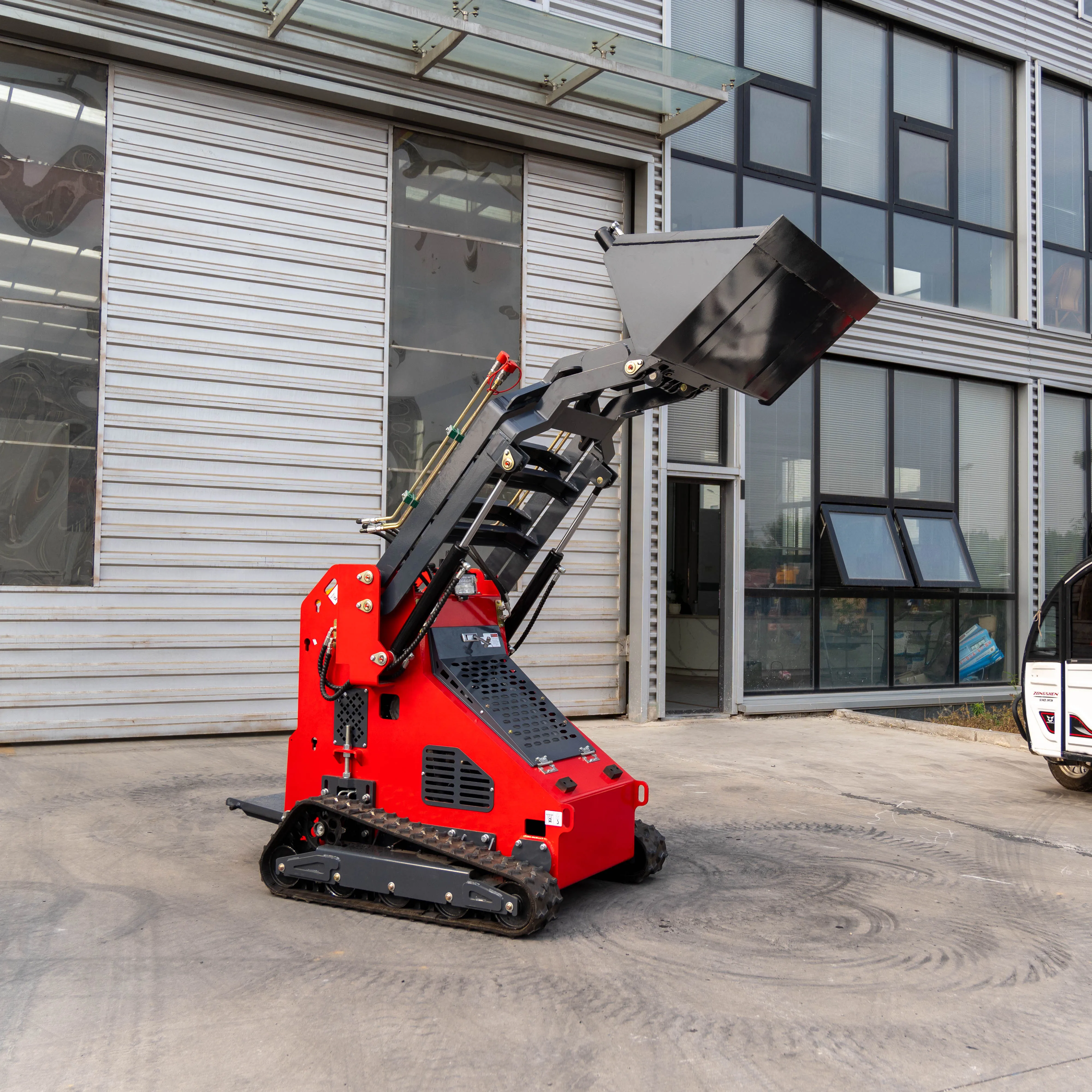 Factory Price Hydraulic Skid Steer Loader Multi-Purpose Four Mini Wheel Loader Customized Fast Operating Speed Skid Loader