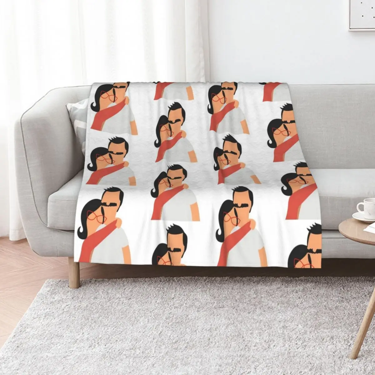 Copy of Youa??re the Bob to my Linda Throw Blanket anime Furrys Baby Quilt warm winter Blankets