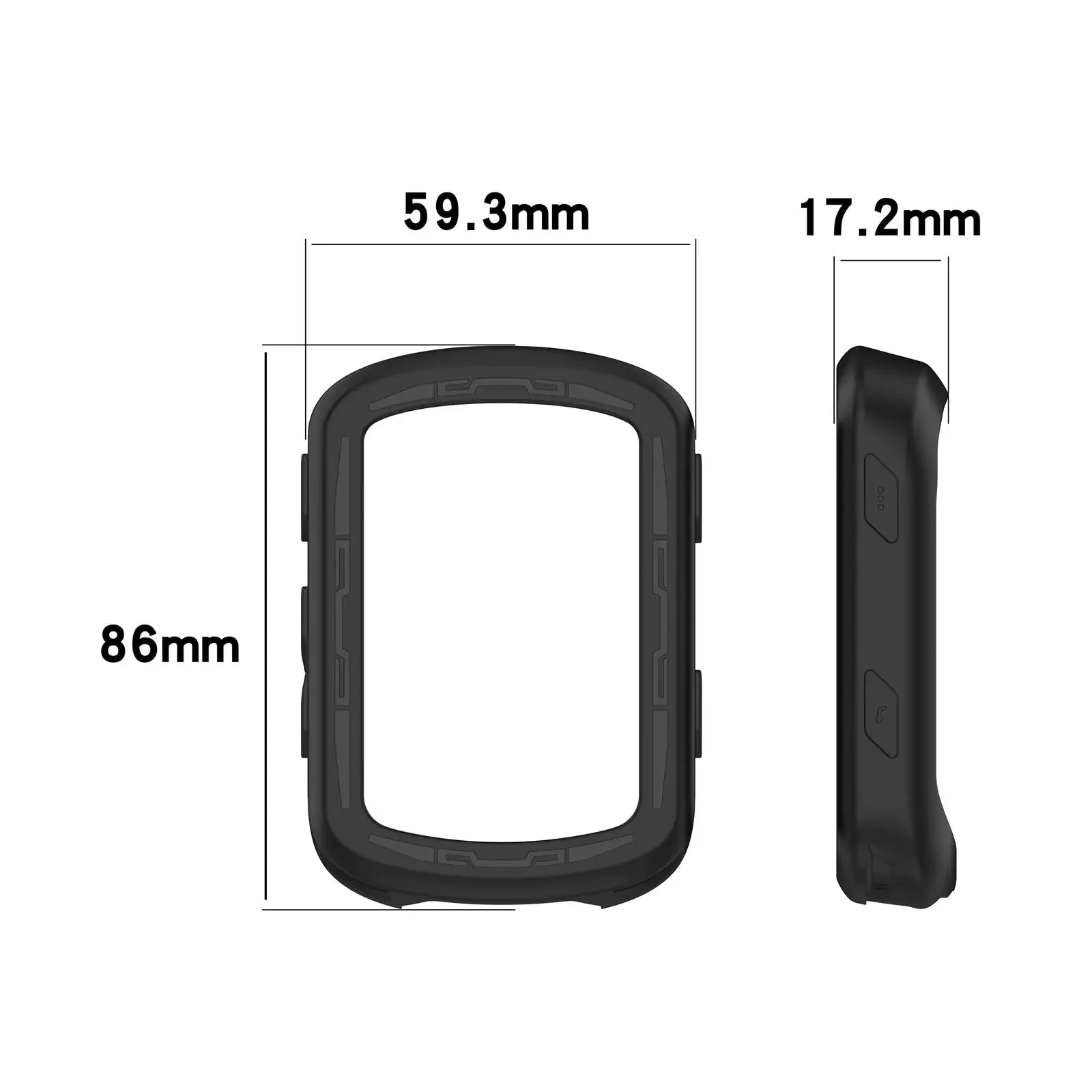 TPU Silicone Case+2Pcs Tempered Glass For Garmin Edge 840 540 GPS Stopwatch Protective Cover 540 Screen Protector Cover Bumper