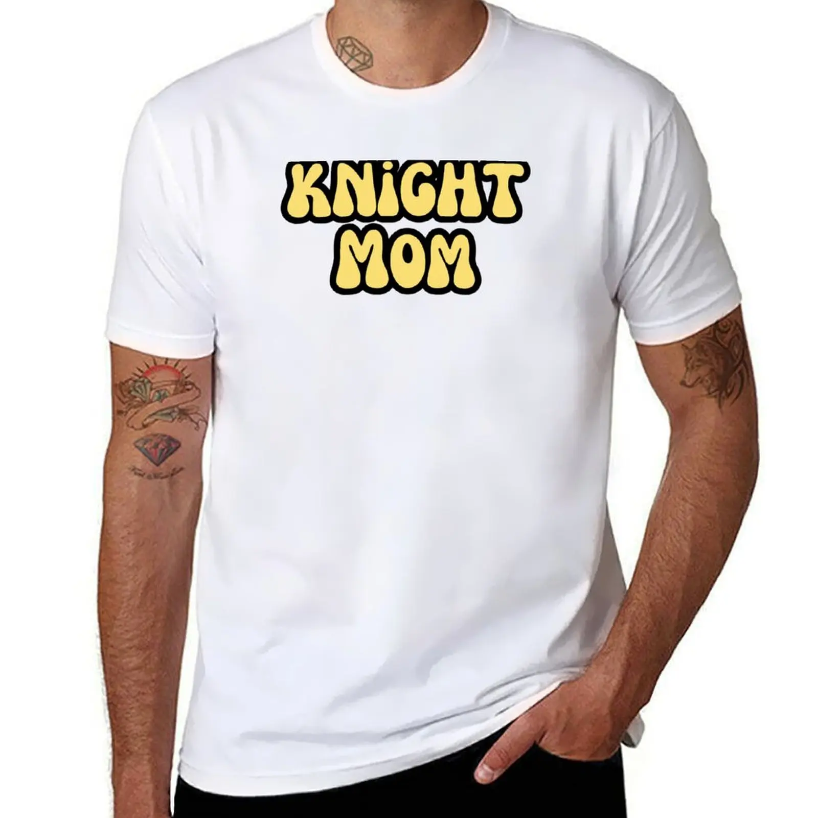 

Knight Mom T-Shirt t shirt man casual t shirts for man cotton soft