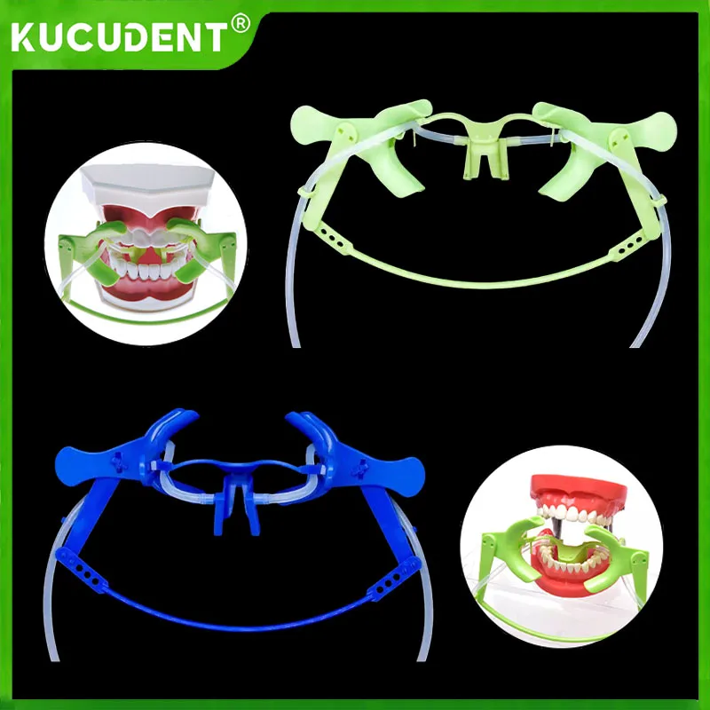 

Dental Mouth Opener with Saliva Aspirator Autoclave Orthodontic Intraoral Lip Cheek Retractor Adjustable Lab Dry Field System