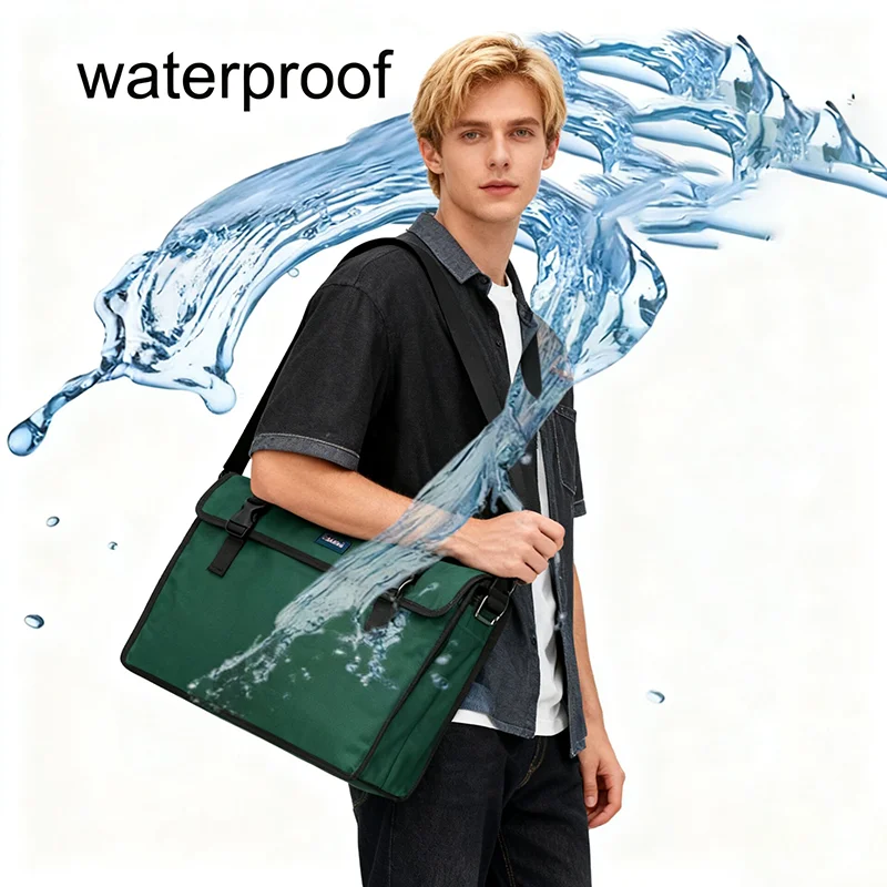 

with Shoulder Strap Organizer Classic Vintage Thickened Oxford cloth Tool Bag for Electrician Tools Work Bag Man Gift