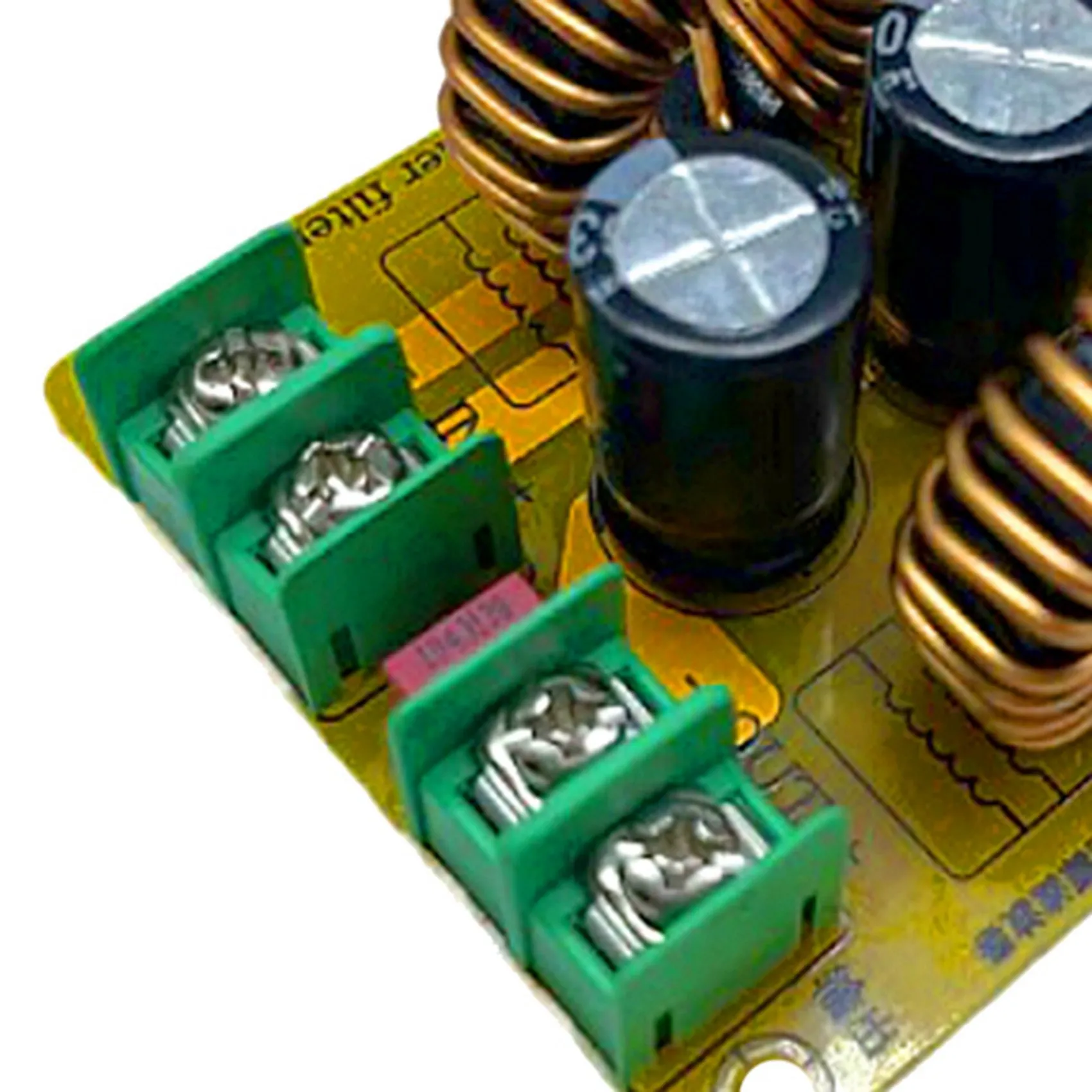 2X DC LC Low Pass Filter 20A EMI Eliminate Electromagnetic Interference Switching POWER EMC Car Audio Amplifier 12V 24V