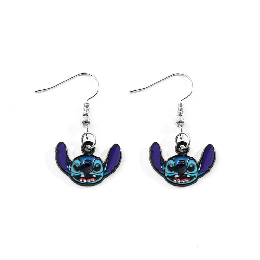 New Disney Stitch Earrings Cute Alien Creature Earrings Creative Quirky Stitch Earrings Fashion Personalised Earrings