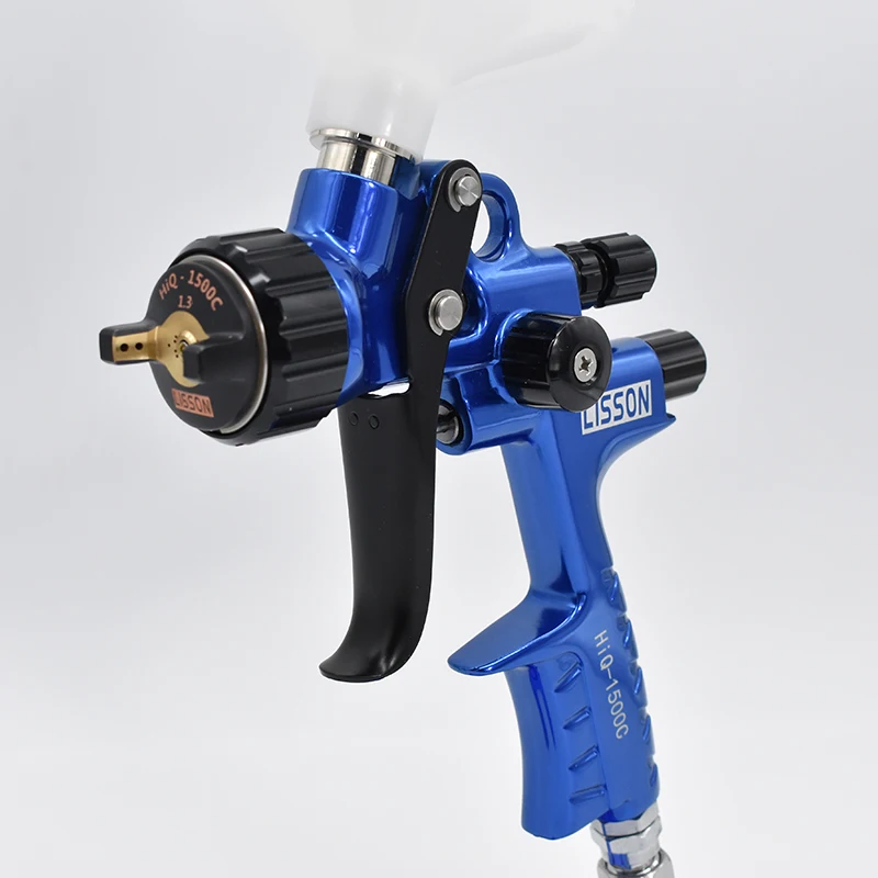 LVLP 1500C Lightweight Paint Spray Gun 1.3mm Nozzle Needle Kit Professional Air Sprayer for Car Body Repair Auto Painting Furnit
