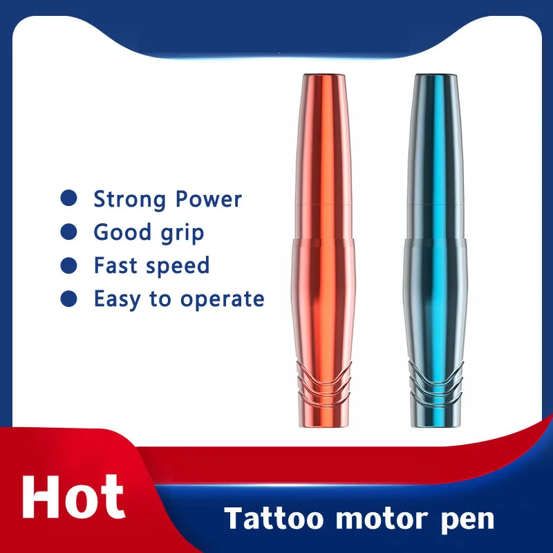 OMI-09 Professional Power Motor Tattoo Machine RCA Connector Tattoo Makeup Rotary Quiet Pen Tattoo Supplies for Tattoo Artist