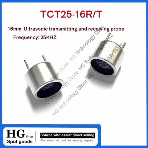 10PCS/Lot TCT25-16T/R 25KHZ 16MM Transmit Receive Ultrasonic open sensor 16mm 25khz ultrasonic (split type) Ultrasonic probe